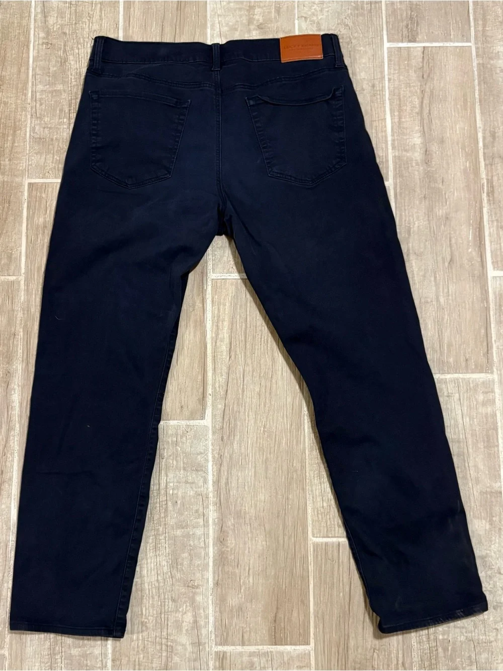 Men's Black lucky jeans Straight Jeans